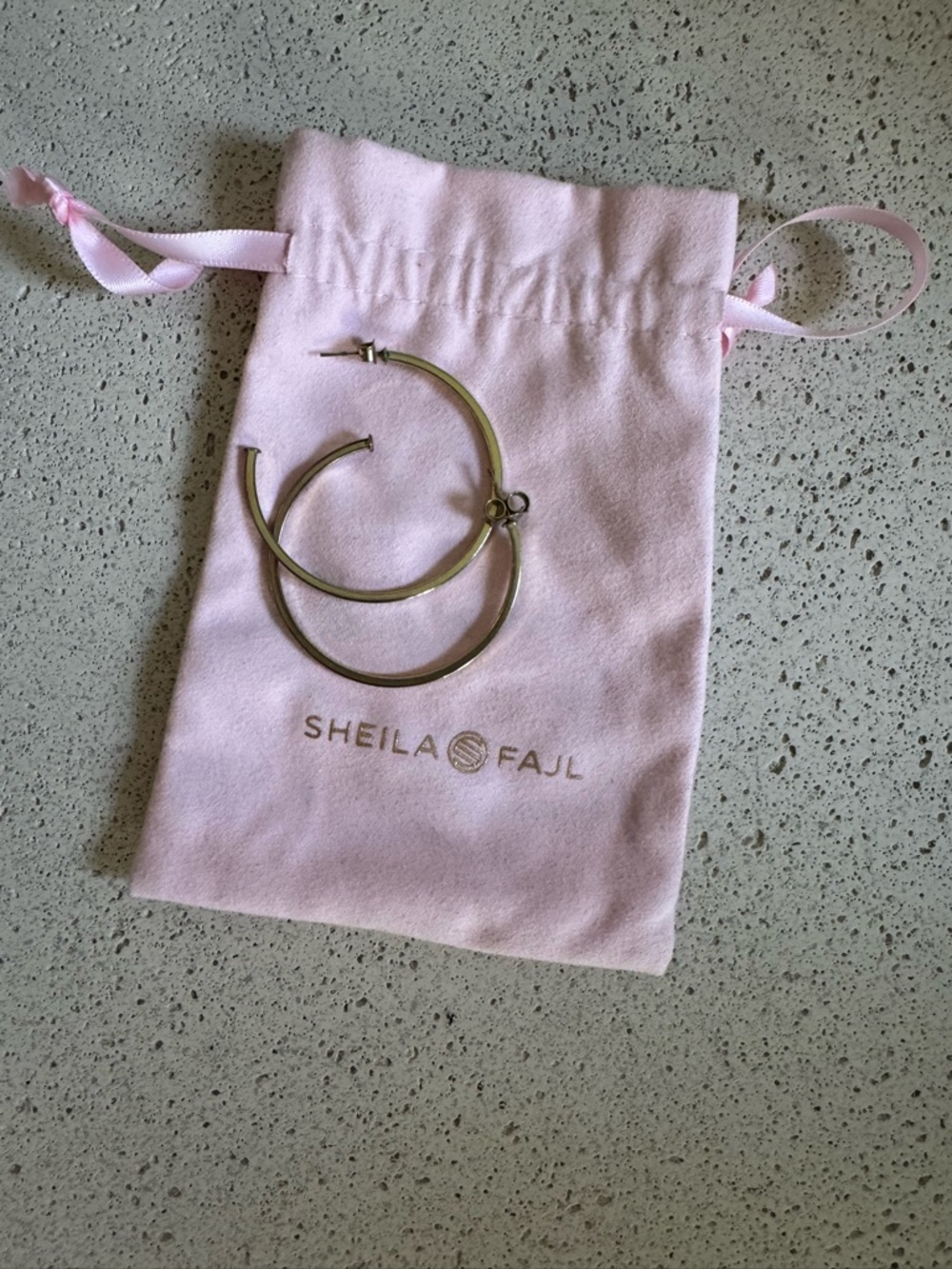 SHEILA FAJL Perfect Hoops 18K Gold Plated